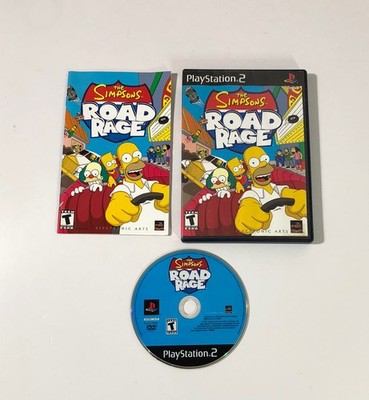 PS2 Simpsons ROAD RAGE (Sony Playstation 2, PS2) CIB Manual