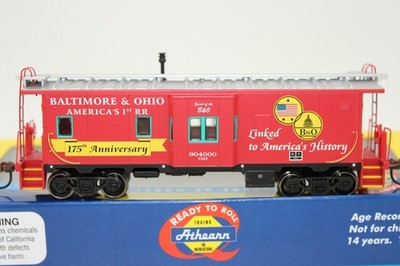 Athearn HO CSXT B&O Baltimore Ohio 175th Freedom Bay Window Caboose Car NOS