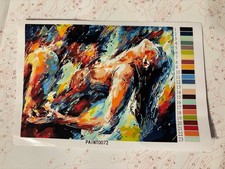 New Paint By Numbers On Canvas W/Paint  Brushes-Intimate Love Scene