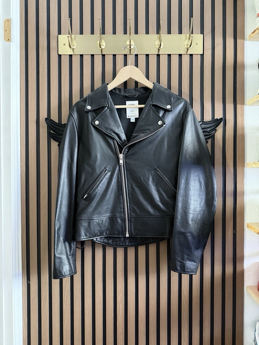 adidas Leather Outer Shell Black Coats, Jackets & Vests for Men