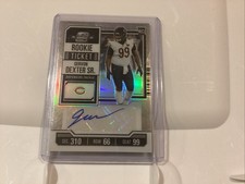 2023 Contenders Optic Gervon Dexter Sr. RC Rookie Ticket Auto Silver Bears