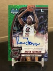 2024-25 Bowman Chrome University Raven Johnson 1st Green Shimmer Auto Gamecocks