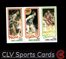 1980-81 Topps #118 / 153 / 182 James Edwards / Mike Newlin / Lionel Hollins TL