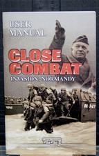 CLOSE COMBAT INVASION: NORMANDY PC MANUAL ONLY NO GAME SSI 2000 RARE