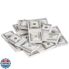 FOIMAS 180pcs 1:12 Miniature Scene Dollars Fake Bills for Dollhouse Scene Mod...
