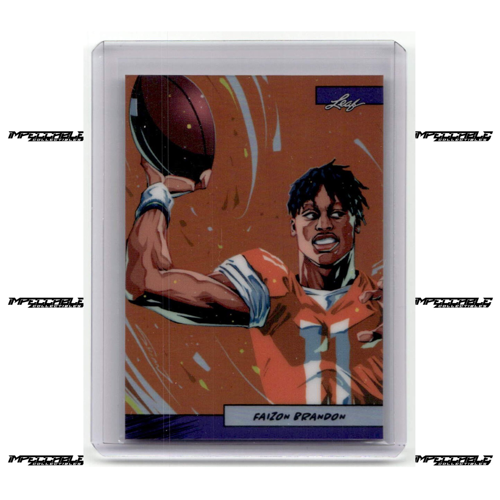 2025 Leaf Anime - Purple #AN2B-54 Faizon Brandon Rookie /49 Anime SP
