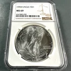 1994 Silver Eagle NGC MS69 (89042)