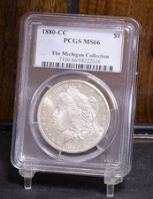 1880-CC Morgan Dollar - PCGS MS66 The Michigan Collection(#60831-L)