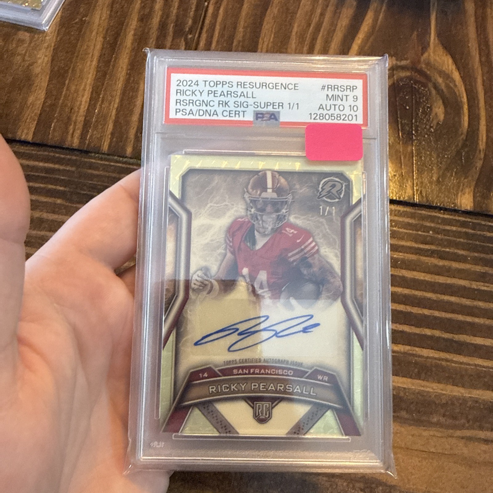 Ricky Pearsall Topps Resurgence Resurgence Rookie Signatures #RRSRP Superfractor 1/1