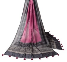 Sushila Vintage Pure Cotton Silk Dupatta Hand Block Printed Long Stole