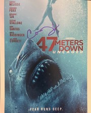 47 Meters Down CORINNE FOXX SIGNED 8x10 PHOTO - EXACT VIDEO PROOF