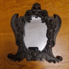 Alchemy Gothic - Nosferatu Mirror, Black Roses, Skulls Dragons Gothic Bat Pagan