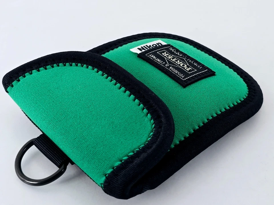 🌸[Unused] Nikon x Porter Coolpix Digital Camera Case Green From JAPAN - Image 4 of 4