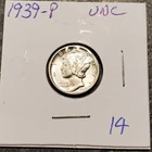 1939-P MERCURY DIME BU-UNC  #14