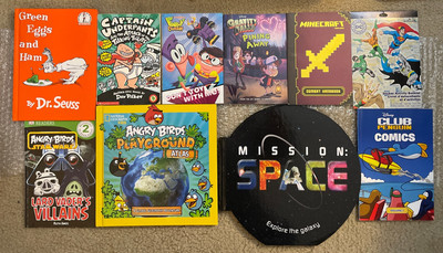 Children's Book/Activity Book Lot (10)- Dr. Seuss, Angry Birds, More- Read