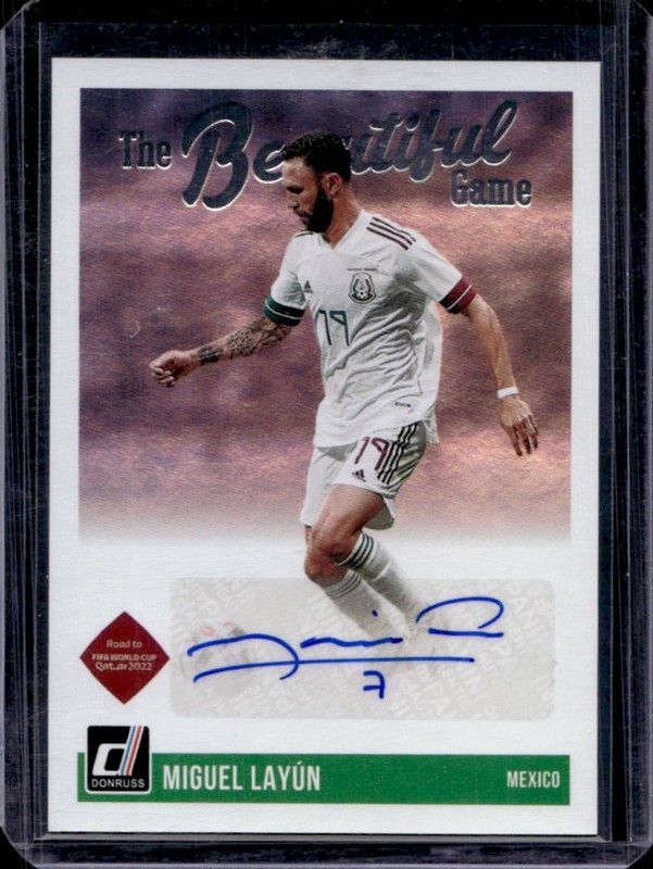 2021 Panini Donruss Miguel Layun Beautiful Game Auto Autograph #BG-LYN Mexico