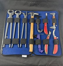 10-Piece Farrier Tool Kit with Carry Bag - Professional Hoof Care Set