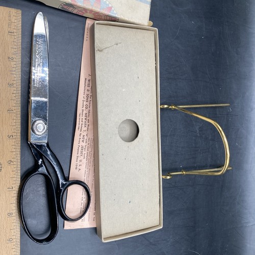 WISS Pinking Shears Scissors Model C Original Box Instructions Light Fabric Sew - Picture 18 of 20