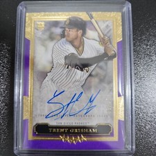 2020 Topps Five Star Baseball Trent Grisham Purple Auto /50 RC