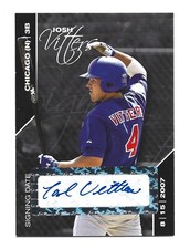 Josh Vitters AUTOGRAPH /25 RC Chicago Cubs 2008 Just Minors Stars AUTO Baseball