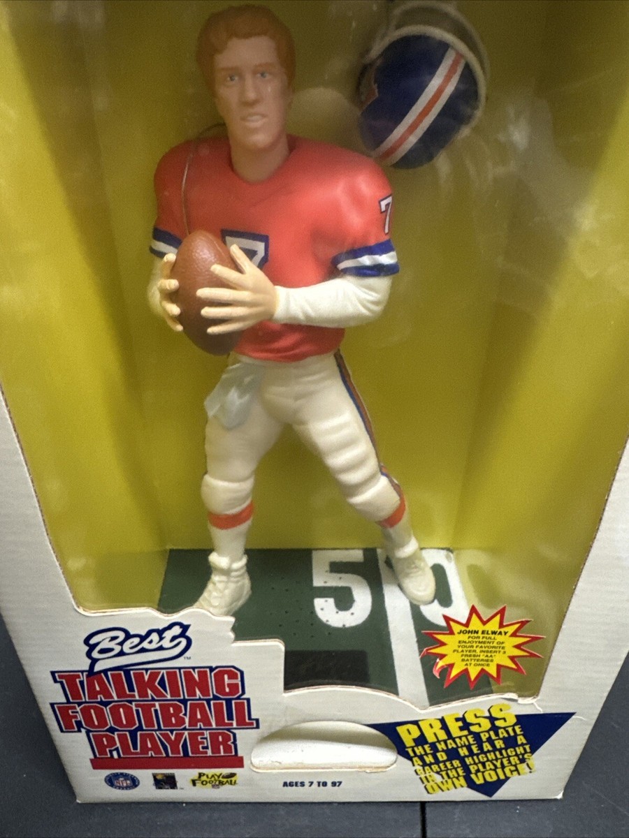 John Elwayのフィギュア Best Talking Football Player NFL Denver Broncos John Elway