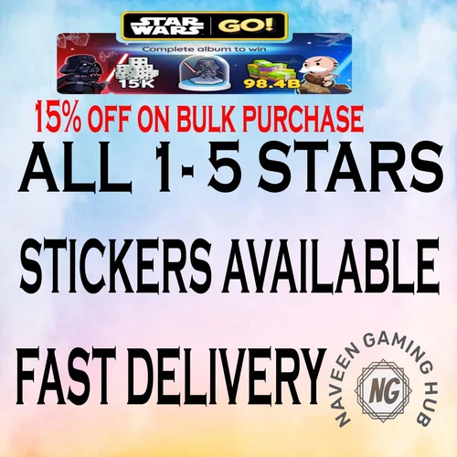 STAR WARS  _  Album  1 - 5 ⭐ Stickers | Mono_poly   Go | Fast Delivery |