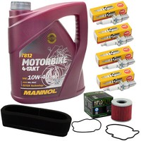 ÖL Set 4L FüR Suzuki GS 750 GS 850 1977-86 Wartung Luftfilter ÖLfilter ZüNdkerze