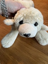FAO Schwartz Stuffed Plush Lab Puppy 15 Tag Button