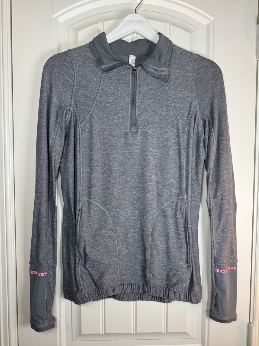 LULULEMON Women's Pace Pusher Reflective 1/4 Zip Long Sleeve