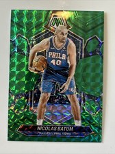 2023-24 Panini Mosaic Basketball Green Mosaic Prizm Nicolas Batum #197 76ers