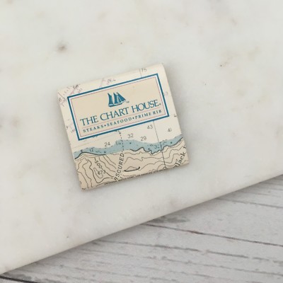 the chart house matchbook steaks seafood prime rib compass map boat shore