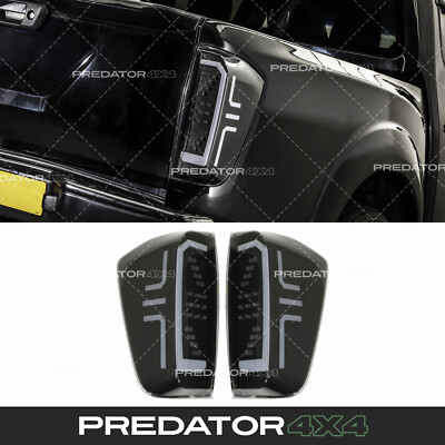 GERÄUCHERTE LED RÜCKLEUCHTEN LAMPEN PAAR FÜR NISSAN NAVARA NP300 2014-20