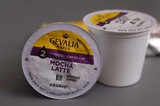 Gevalia Mocha Latte Espresso K-Cups (9 Pods and 9 Froth Packets) 18 ct box 1