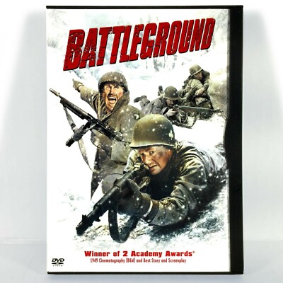 Battleground (DVD, 1949, Full Screen)  Like New !   Van Johnson  James Whitmore