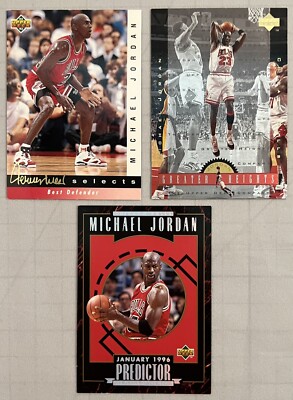 Michael Jordan Lot of 3 Different Insert Cards NM-MT Condition | eBay
