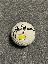 2026 MASTERS Jack Nicklaus Autographed Pro V1 MASTERS Golf Ball Augusta National