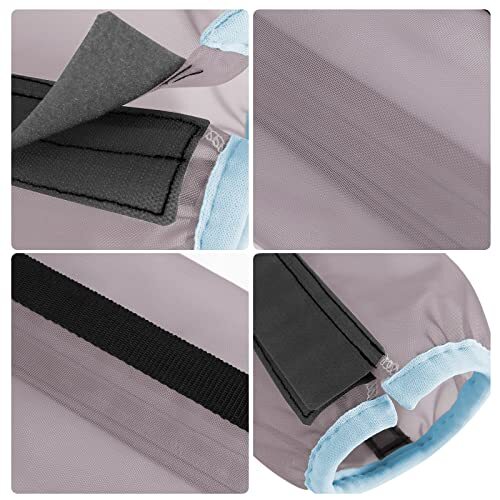 Farm Horse Leggins Loose Fitting Fly Boots Leg Wraps Protection Set of 4 - Picture 7 of 7
