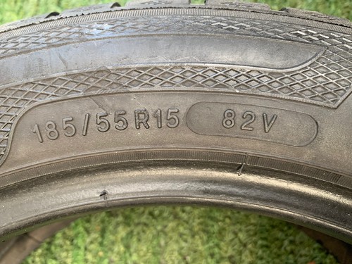 4 GOMME KLEBER 185 55 15 82V DINAXER USATI ESTIVE mm5.0-5.5 70/75% DOT3915 - Foto 8 di 12