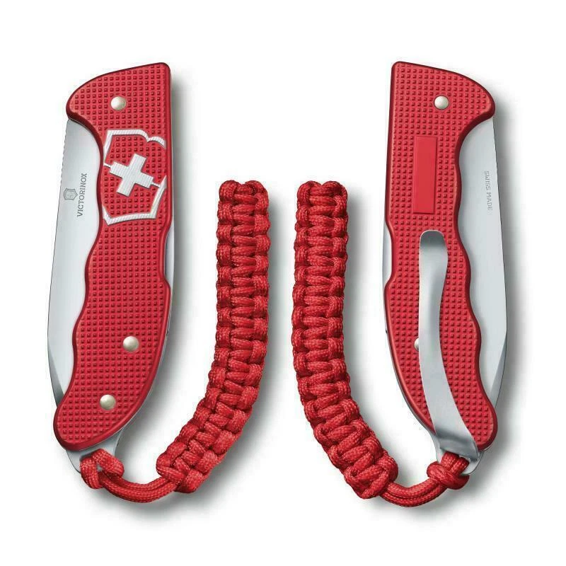 VICTORINOX 35249 HUNTER PRO Alox RED SWISS ARMY Knife Pocket Knife Clip &  Lanyar 7611160063908