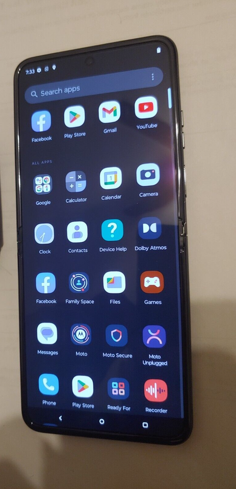 OPEN BOX Motorola 2023 razr+ Plus 256GB 5G Unlocked Smartphone, Black ...