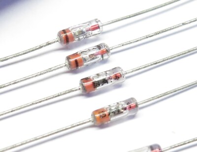 5 Stück BA141 variable capacitance diode 2.2-12pF DO-7, ITT