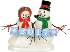 RETIRED Dept 56 Village Accessories Lucky the Snowman 2017 #4056698 w/Box 