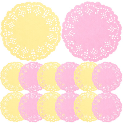 200 Stück Runde Spitzendeckchen 7,6 Cm - 10 Farben Für Tischdekoration