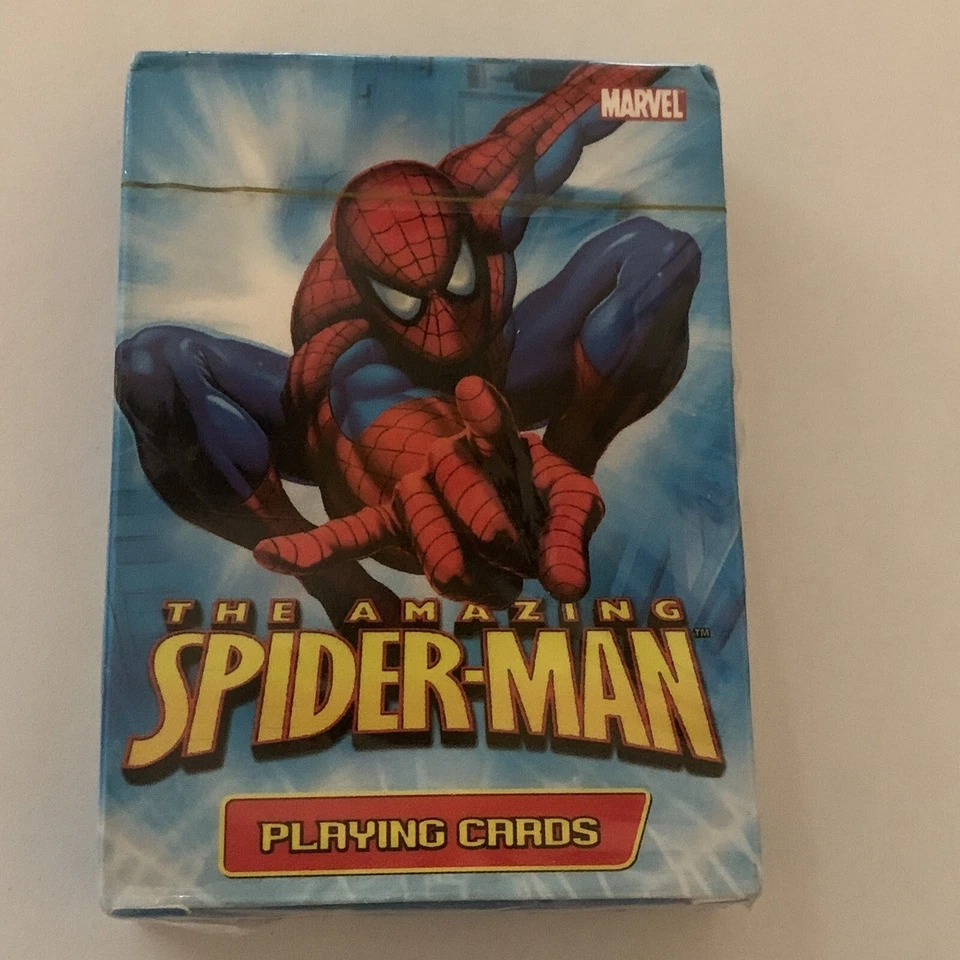 Mazo de cartas de superhéroes The Amazing Spiderman Marvel Comics nuevo sellado Foto 2 de 4
