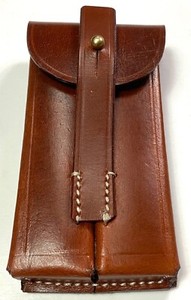 WWI WWII GERMAN P08 NAVY ARTILLERY LUGER HOLSTER SPARE MAGAZINE STRAP POUCH