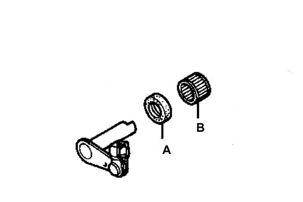Yamaha IT 250 D E ( 1977 - 1978 ) Clutch Lifter Arm Shaft Oil Seal & Bearing Kit - Image 2 of 2