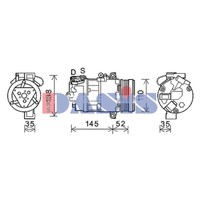Kompressor Klimaanlage Klimakompressor Passend FüR BMW Z4 Roadster E85 E86