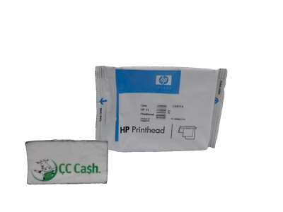 Genuine OEM HP 11 Cyan C4811A Printhead  Ink Bulk Packaging FREE SHIPPING