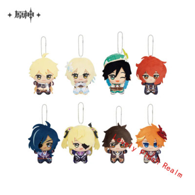 Official Mihoyo Genshin Impact Tartaglia Xiao Plush Doll Keychain Pendant Toys