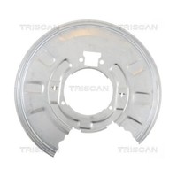 Spritzblech, Bremsscheibe Triscan 8125 11209 FüR Bmw, Hinterachse Links